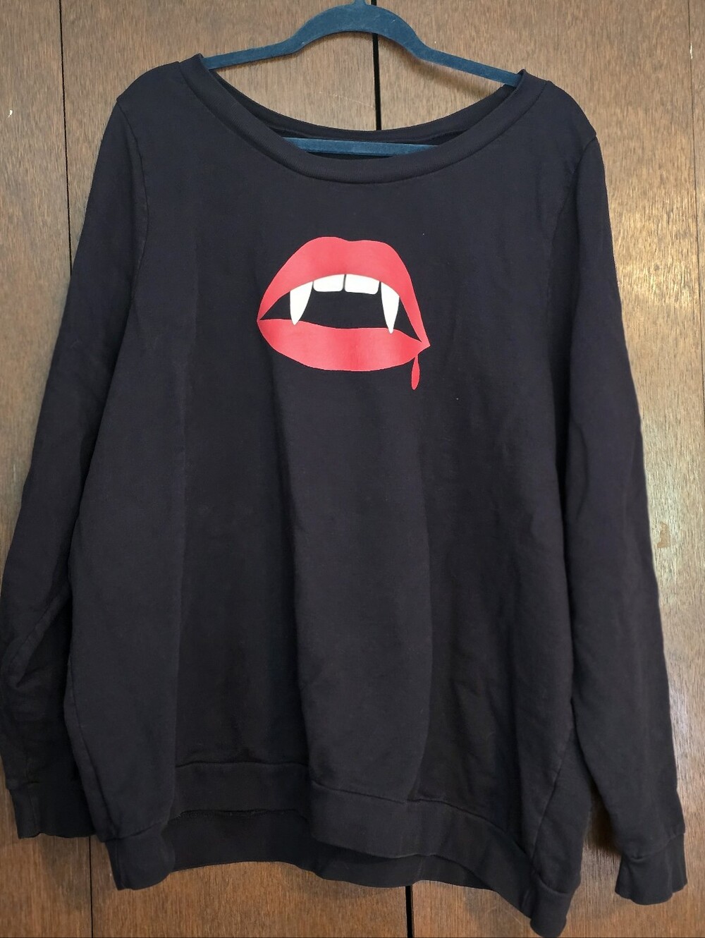 Modcloth Vampire Fangs Sweatshirt